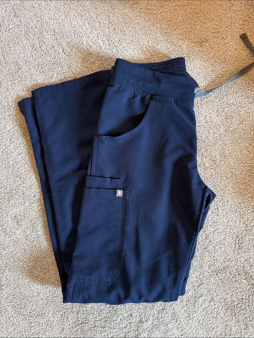 Figs Navy cargo scrub pant